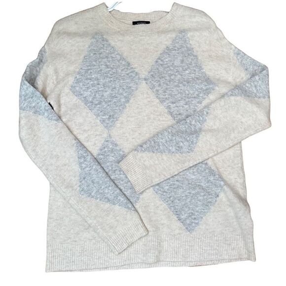 Halogen Argyle Knit Pullover Sweater XS - Picture 2 of 7